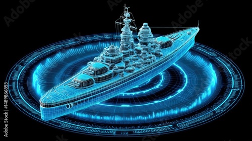 Digital naval ship visualization