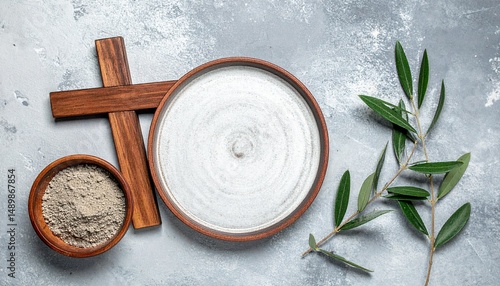 Wallpaper Mural cross on the wall Torontodigital.ca