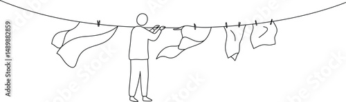 Minimalist Laundry Vector