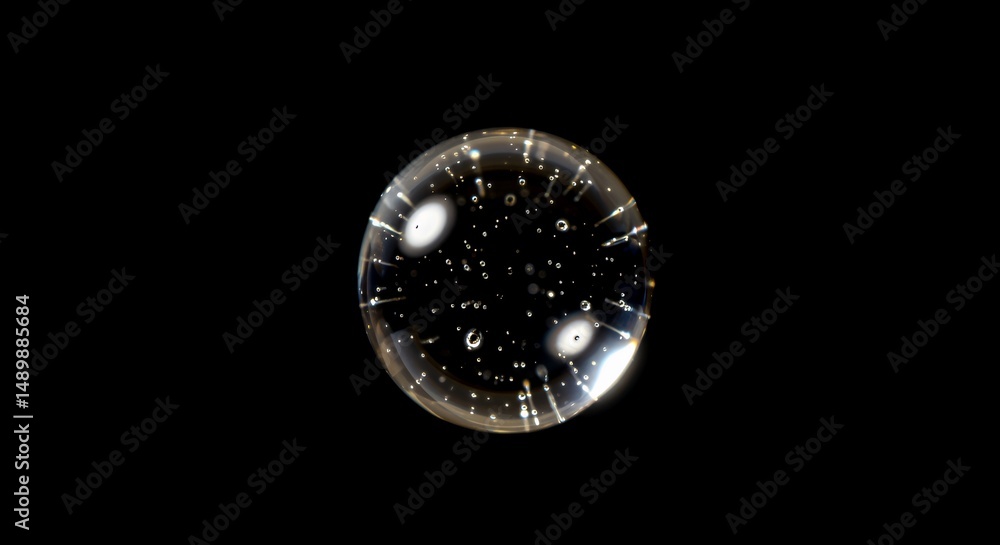 Enigmatic Glass Sphere: A Universe Captured Enigmatic Glass Sphere: A Universe Captured