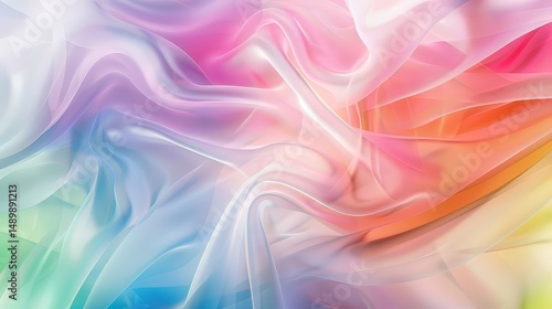 Wallpaper Mural Colorful abstract fabric texture Torontodigital.ca