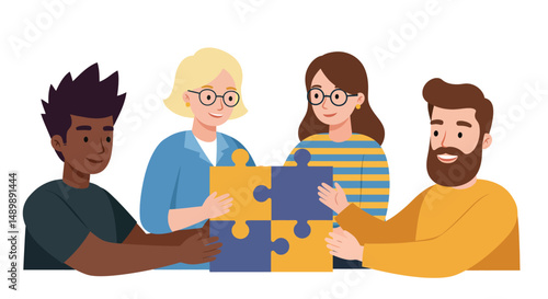 Modern Office Collaboration: Digital Teamwork in Action