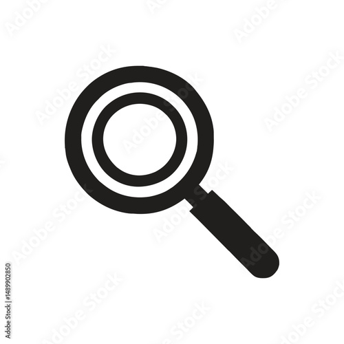 simple clean search icon symbol vector design