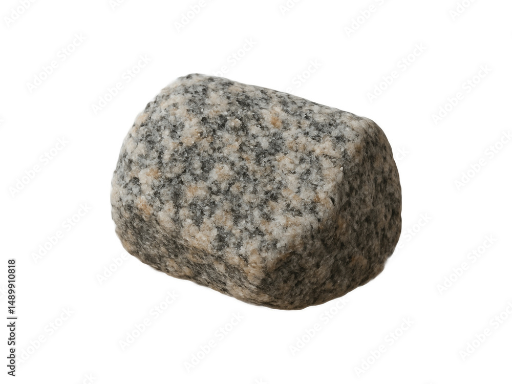 Obraz premium stone isolated on white background, granite