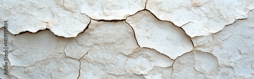 High Detail View of Flaked Off Wall Revealing Layers of Weathered Paint and Texture