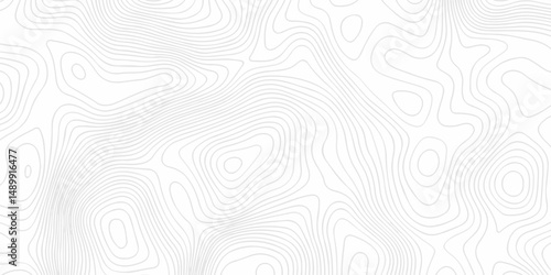 Black and white lines seamless Topographic map patterns, topography line map. Vintage outdoors style. The stylized height of the topographic map contour in lines and contours isolated on transparent.