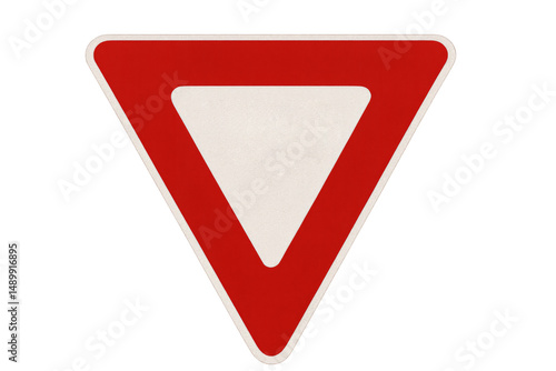Yield sign indicating right-of-way on transparent background Free Download Yield sign indicating right-of-way on transparent background - GFXLoad