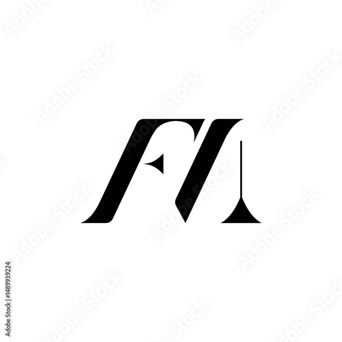 FM Lettermark Logo in Bold Simplicity.