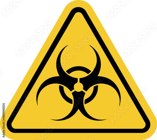 biohazard warning sign