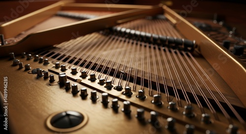Grand Piano's Inner Beauty: A Symphony of Strings and Mechanics