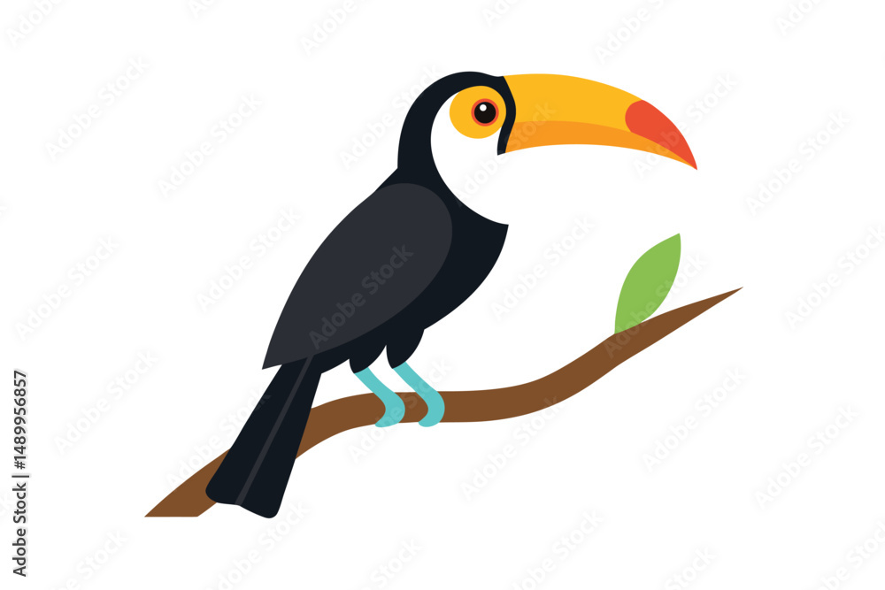 Obraz premium toucan isolated on white background