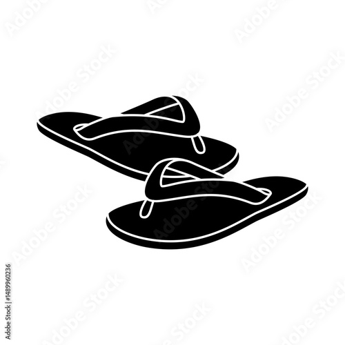 Slippers Icon Glyph