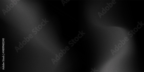 Rough silver noise texture on abstract black background metallic background.