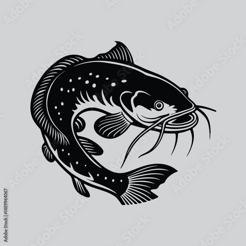 Roaring Catfish Stylized Art