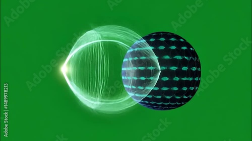 Wallpaper Mural green light bulb Torontodigital.ca