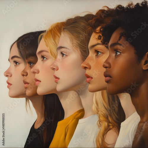 portrait of two young women