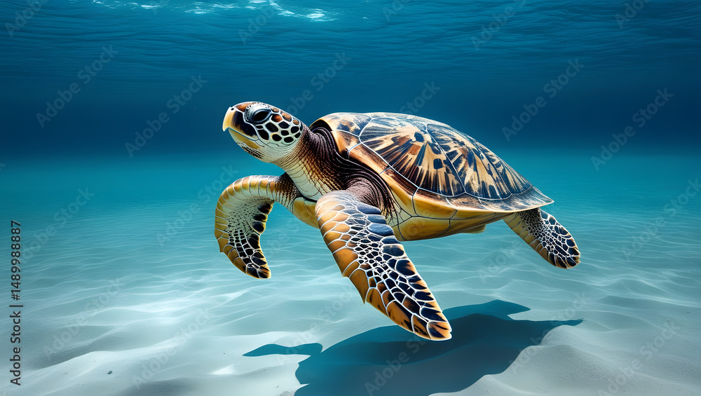 Fototapeta premium green sea turtle