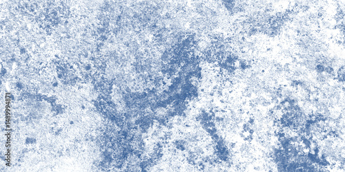 Crystalline Surface With Frosty Blue and White Movement


