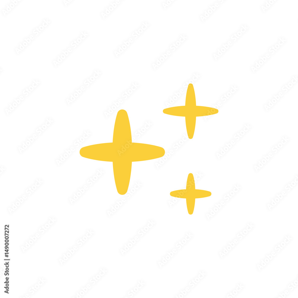 Fototapeta premium Star Sparkling Shape