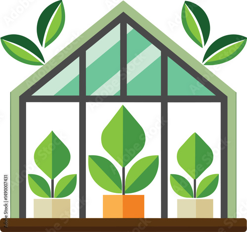 Greenhouse Plants Growing Nature Ecology