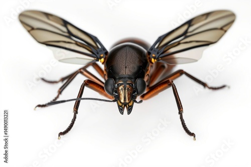 Insect Macro Close-up Black Winged Bug