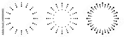 サンバースト素材セット