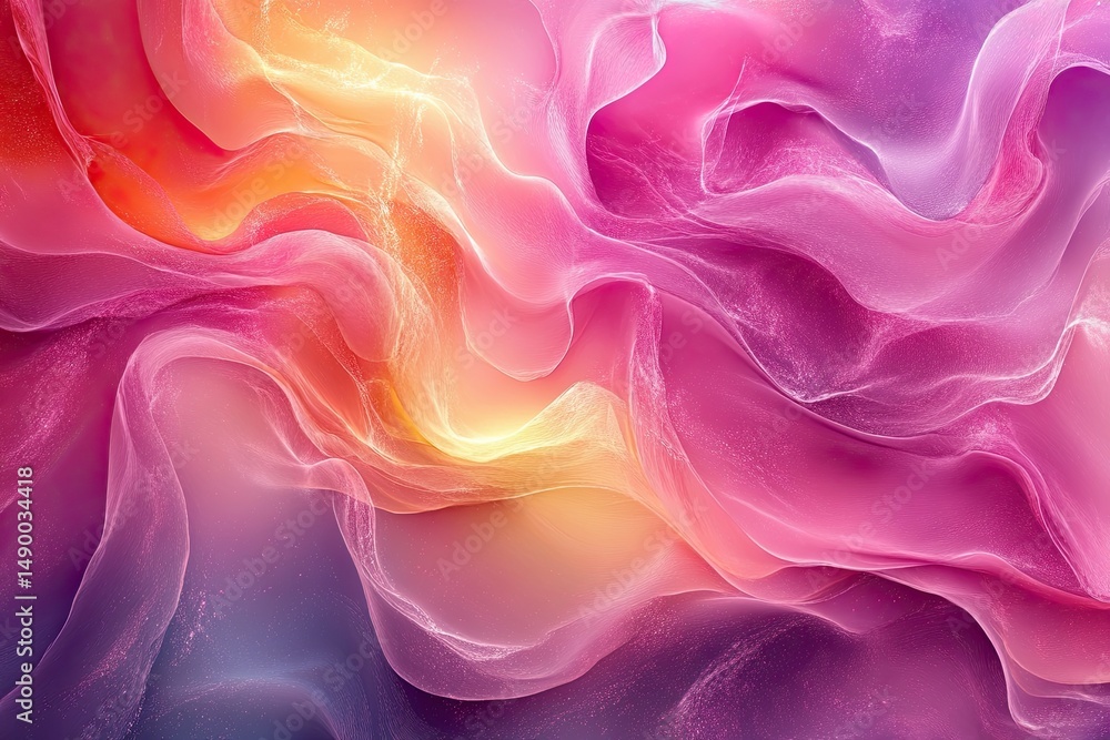 Obraz premium flowing smoothly in an abstract design. Perfect for adding to presentations, branding