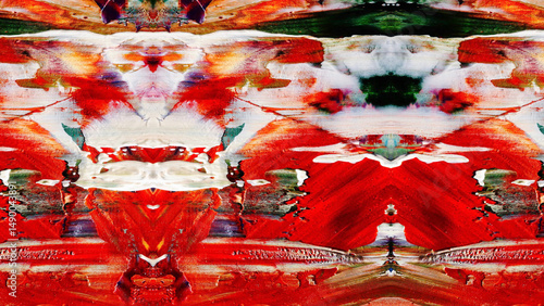Abstract art background . Hand painting artwork on canvas .