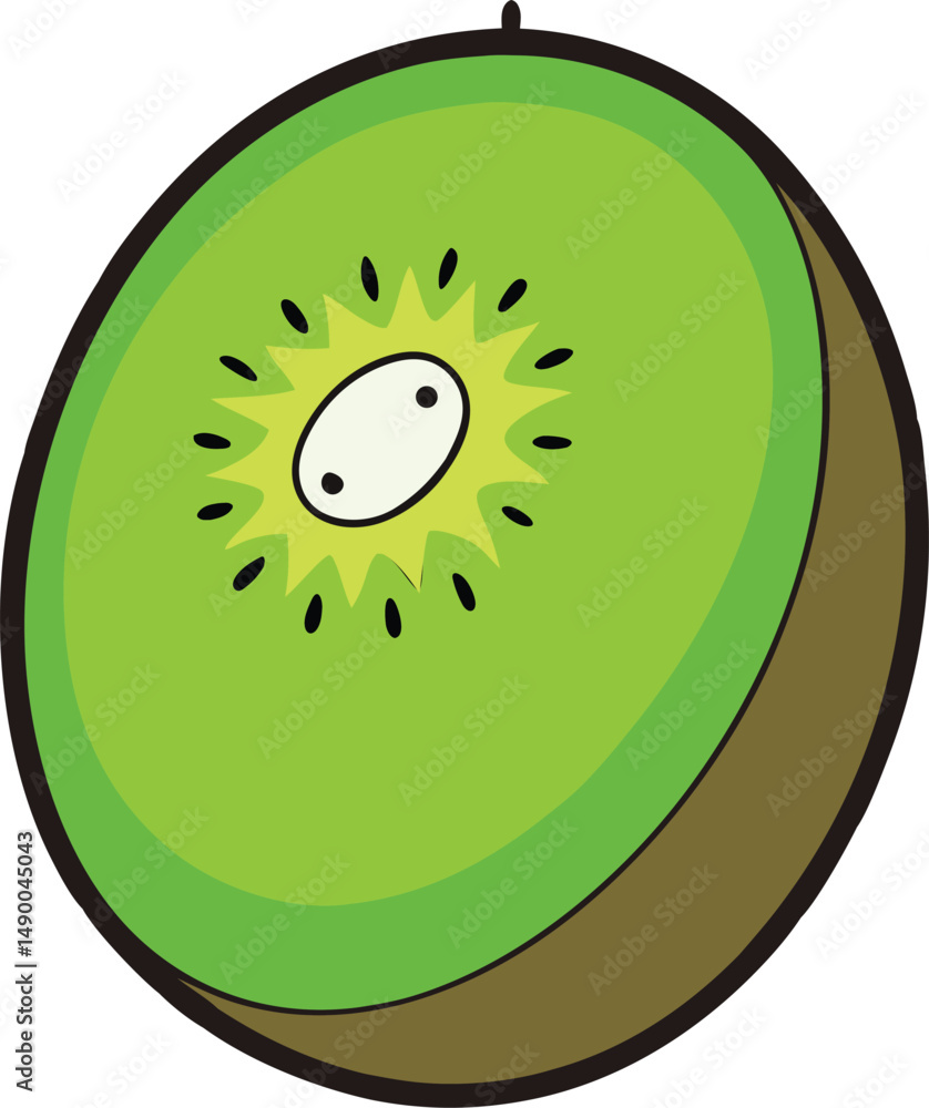 Cartoon Kiwi Image Cartoon Vector Illustration Cartoon Kiwi Image Cartoon Vector Illustration