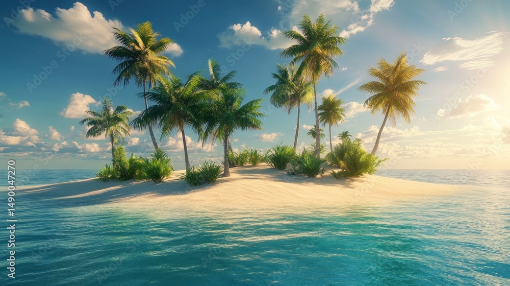Tropical island paradise Tropical island paradise