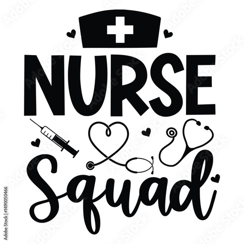 Nurse Squad SVG Art & Illustration