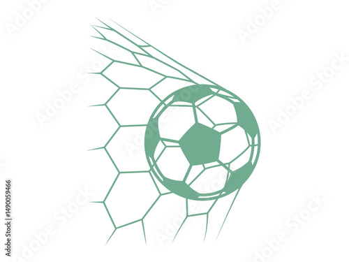 Soccer ball or football in various designs 