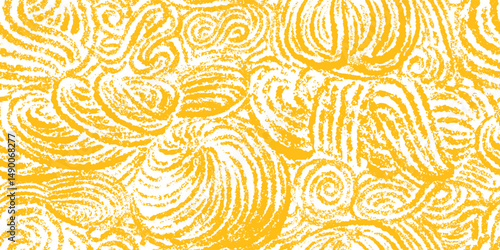 Pasta, knitting chalk endless vector pattern. Back