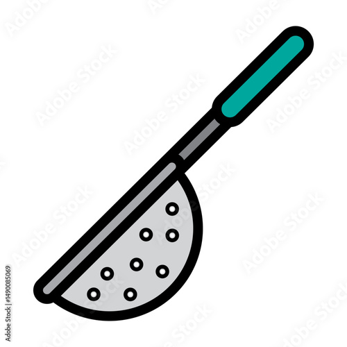 Sieve Vector Filled Icon Design