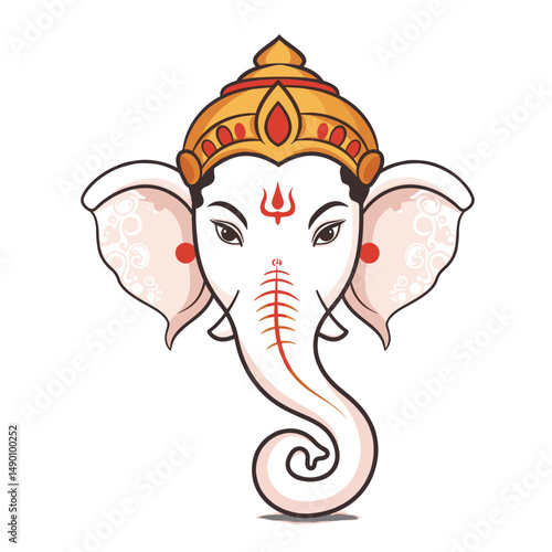 Illustrations emphasizing the spiritual and cultural essence of Ganesha in a visually appealing style.