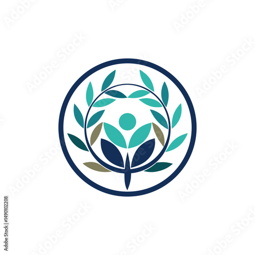 leaf circle mediation logo