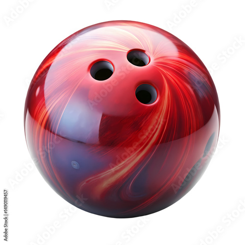 Red Bowling Ball HighRes Image  Graphics isolated on transparent background