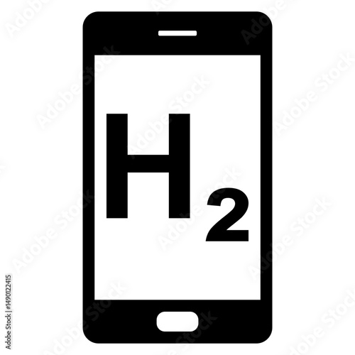 Wasserstoff und Smartphone
