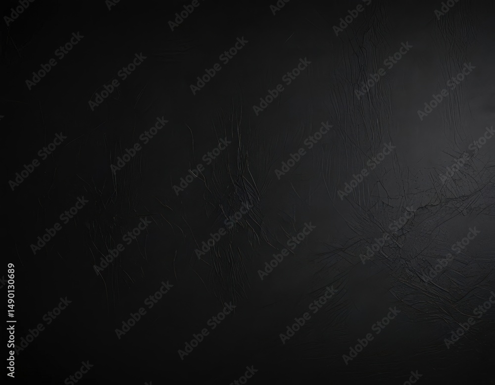 Naklejka premium Dark, heavily textured black paper; antique, rustic feel Deep shadows and imperfections , distressed, antique background
