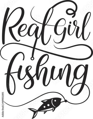 Fishing Mak e  Happy Typography tshirt Design Print Ready esp Cut file Dowload   