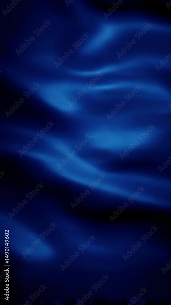 Deep Blue Silk: Abstract Motion of Fabric in Shadow and Light Deep Blue Silk: Abstract Motion of Fabric in Shadow and Light