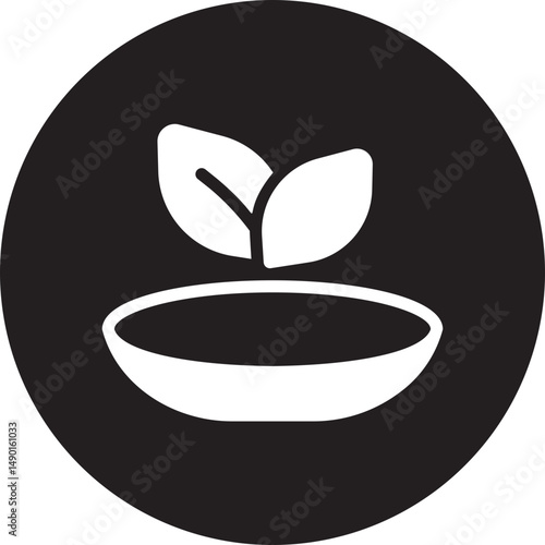 vegan gradient icon