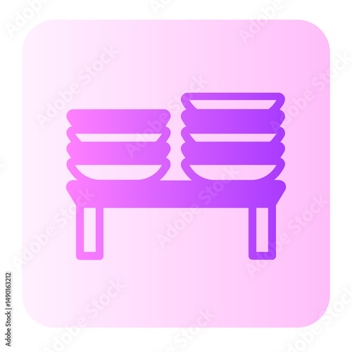plates gradient icon