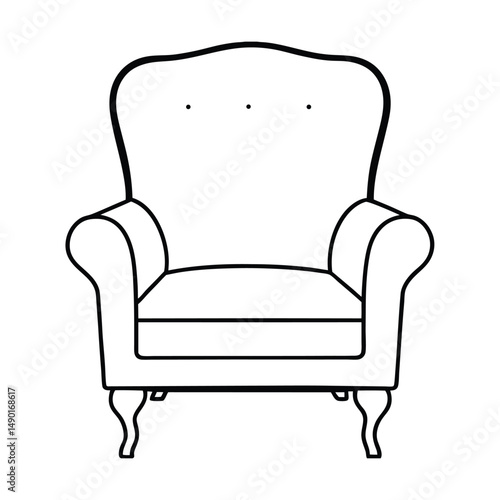 armchair vector