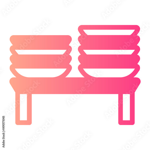 plates gradient icon