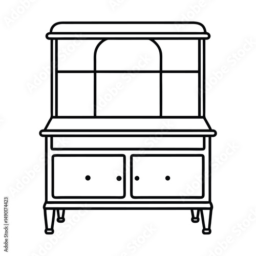 Elegant Desk Hutch Furniture