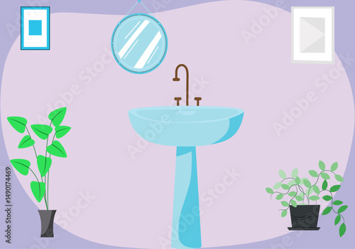 Sink Concept Illustration