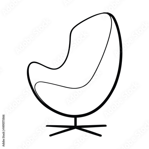 comfy round chair