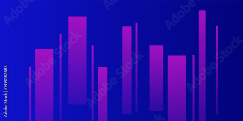 Abstract blue and pink gradient background. Creative illustration for poster, web, landing, page, cover, EPS 10