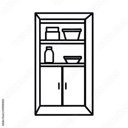 pantry cabinet wooden